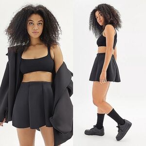 Gypsy Sport Neoprene Pleated Mini Skirt Size M